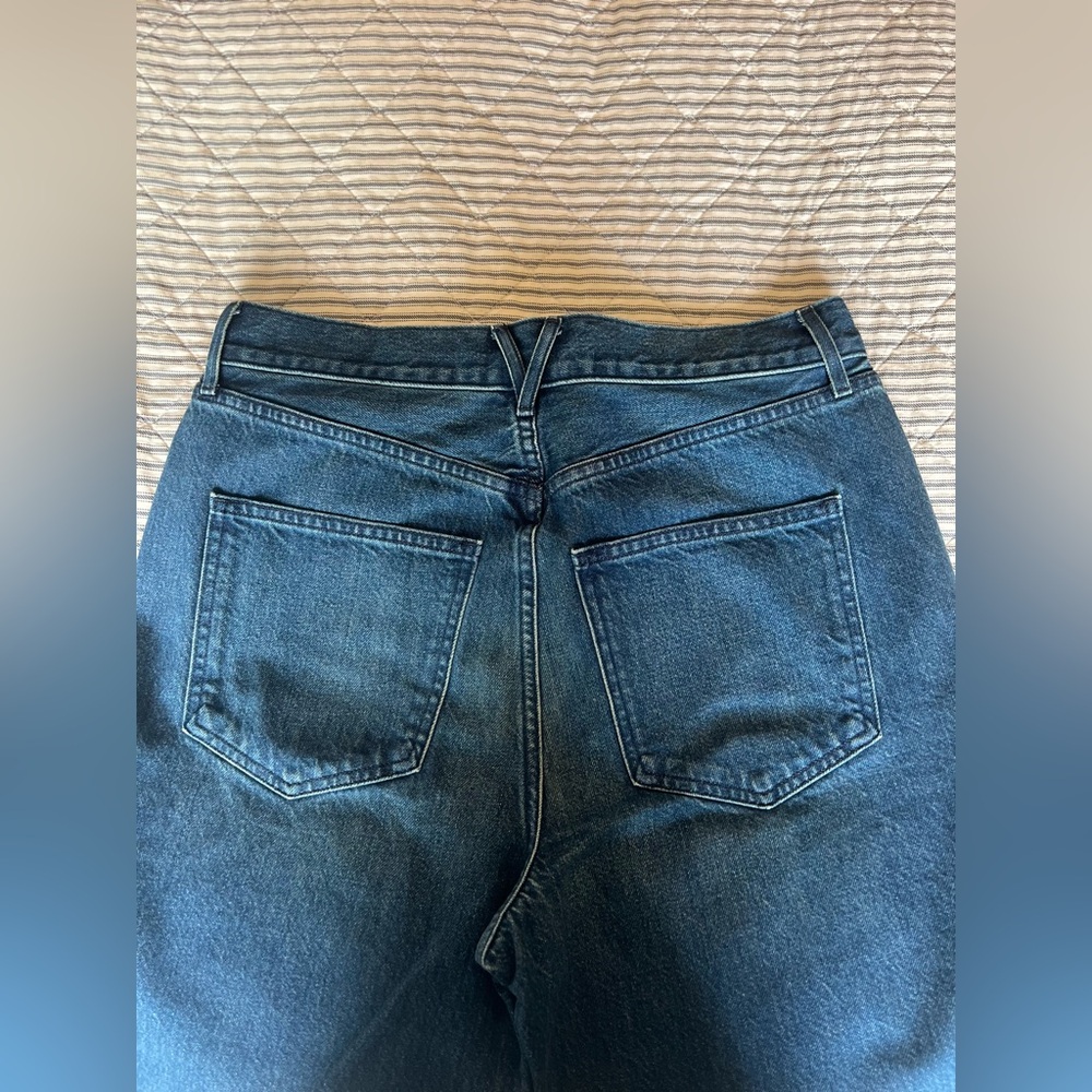 Veronica Beard Dark Blue Wide Leg Jeans - Picture 7 of 16